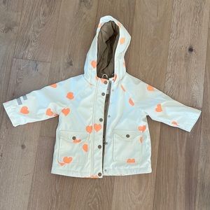 Zara Kids Jacket with Orange Hearts